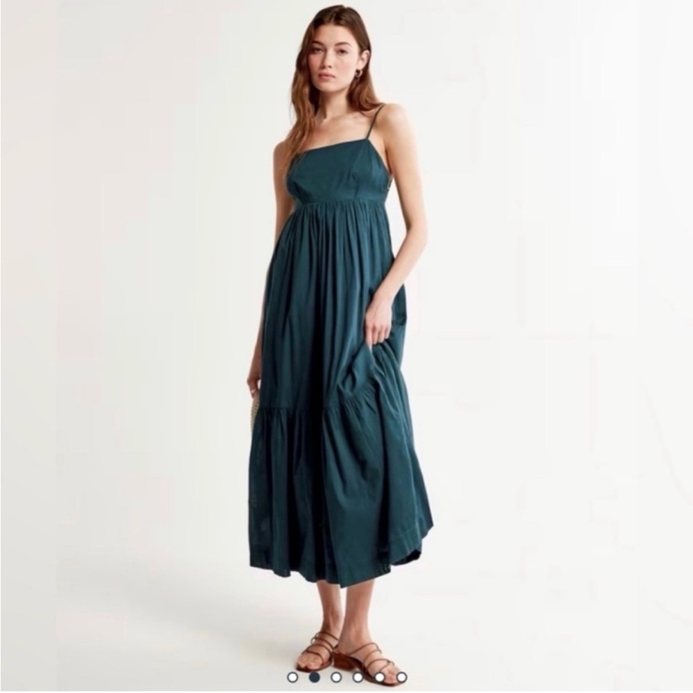 Abercrombie & Fitch Teal Maxi Dress